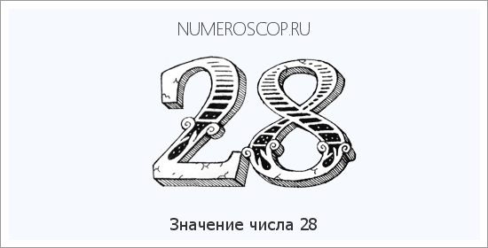 Расшифровка значения числа 28 по цифрам в нумерологии