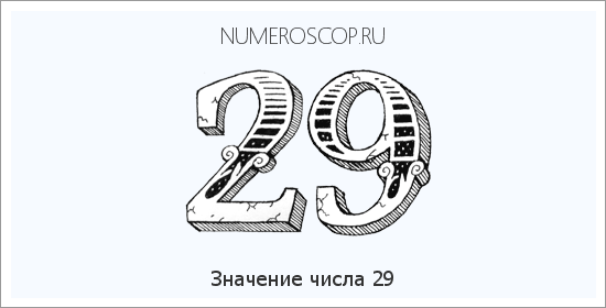 Расшифровка значения числа 29 по цифрам в нумерологии