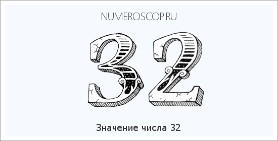 Расшифровка значения числа 32 по цифрам в нумерологии