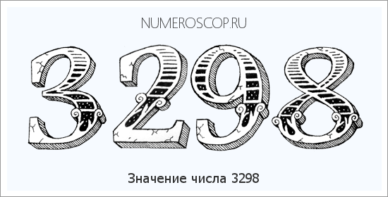 Расшифровка значения числа 3298 по цифрам в нумерологии