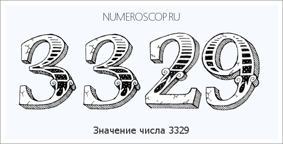 Расшифровка значения числа 3329 по цифрам в нумерологии