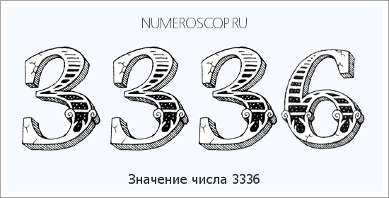 Расшифровка значения числа 3336 по цифрам в нумерологии