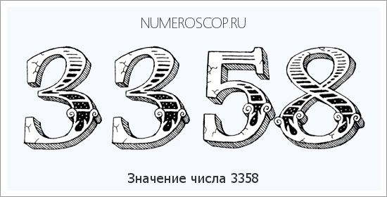 Расшифровка значения числа 3358 по цифрам в нумерологии