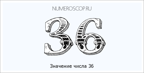 Расшифровка значения числа 36 по цифрам в нумерологии