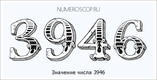 Расшифровка значения числа 3946 по цифрам в нумерологии