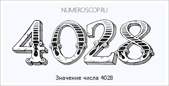 Расшифровка значения числа 4028 по цифрам в нумерологии