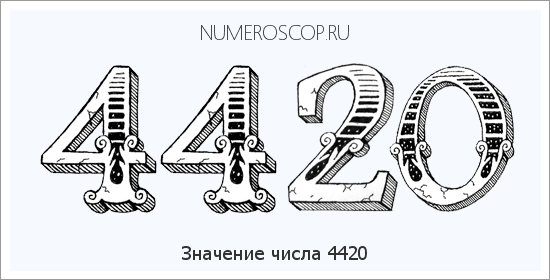 Расшифровка значения числа 4420 по цифрам в нумерологии