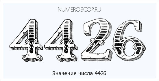 Расшифровка значения числа 4426 по цифрам в нумерологии