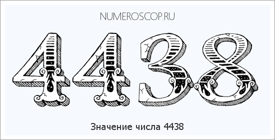 Расшифровка значения числа 4438 по цифрам в нумерологии