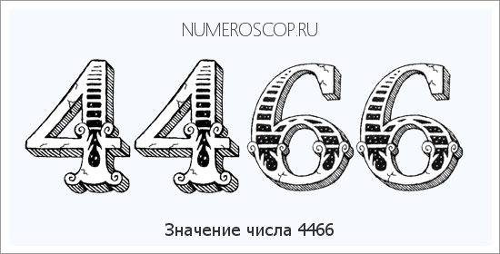 Расшифровка значения числа 4466 по цифрам в нумерологии