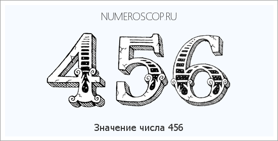 Расшифровка значения числа 456 по цифрам в нумерологии