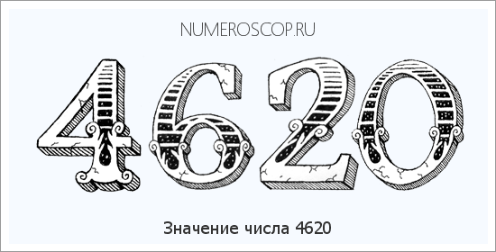 Расшифровка значения числа 4620 по цифрам в нумерологии