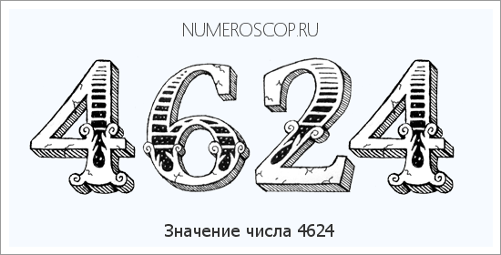 Расшифровка значения числа 4624 по цифрам в нумерологии