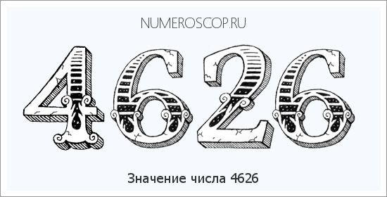 Расшифровка значения числа 4626 по цифрам в нумерологии