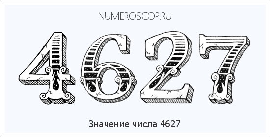 Расшифровка значения числа 4627 по цифрам в нумерологии