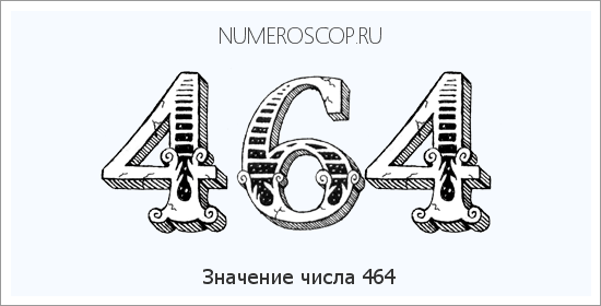 Расшифровка значения числа 464 по цифрам в нумерологии