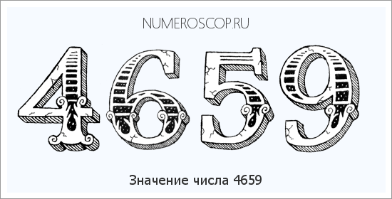 Расшифровка значения числа 4659 по цифрам в нумерологии
