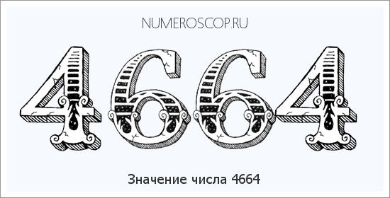 Расшифровка значения числа 4664 по цифрам в нумерологии