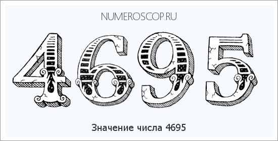 Расшифровка значения числа 4695 по цифрам в нумерологии