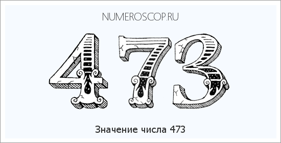 Расшифровка значения числа 473 по цифрам в нумерологии