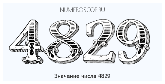 Расшифровка значения числа 4829 по цифрам в нумерологии