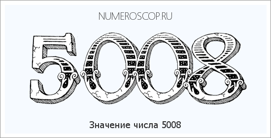 Расшифровка значения числа 5008 по цифрам в нумерологии