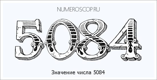 Расшифровка значения числа 5084 по цифрам в нумерологии