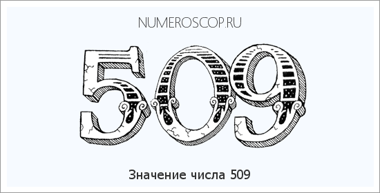 Расшифровка значения числа 509 по цифрам в нумерологии