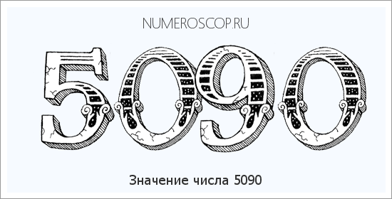 Расшифровка значения числа 5090 по цифрам в нумерологии