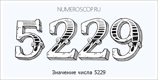 Расшифровка значения числа 5229 по цифрам в нумерологии