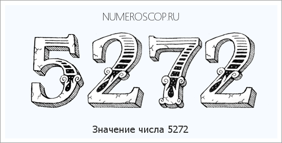 Расшифровка значения числа 5272 по цифрам в нумерологии