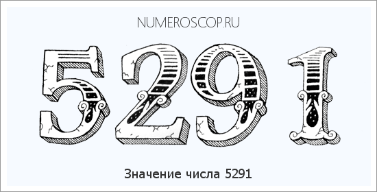 Расшифровка значения числа 5291 по цифрам в нумерологии