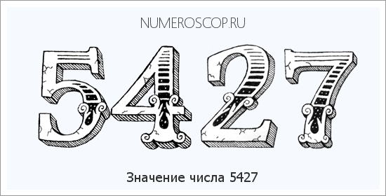 Расшифровка значения числа 5427 по цифрам в нумерологии