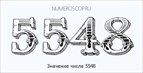 Расшифровка значения числа 5548 по цифрам в нумерологии