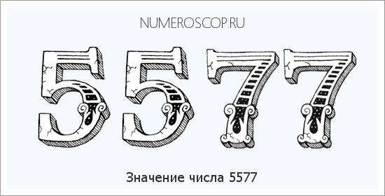 Расшифровка значения числа 5577 по цифрам в нумерологии