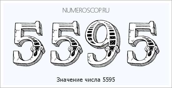 Расшифровка значения числа 5595 по цифрам в нумерологии