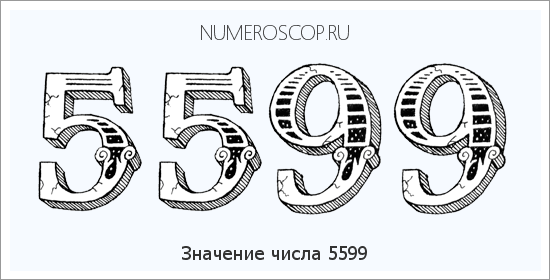 Расшифровка значения числа 5599 по цифрам в нумерологии