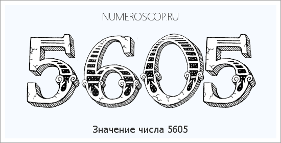 Расшифровка значения числа 5605 по цифрам в нумерологии