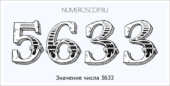 Расшифровка значения числа 5633 по цифрам в нумерологии