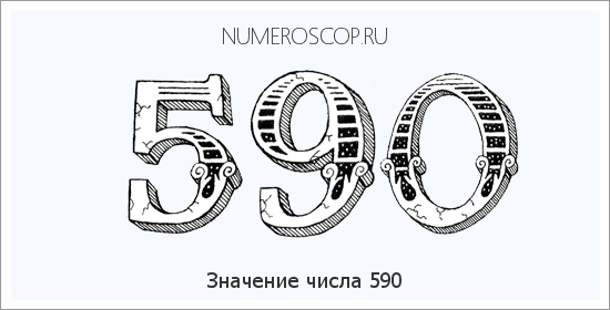 Расшифровка значения числа 590 по цифрам в нумерологии