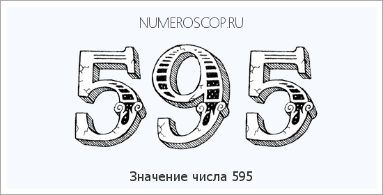 Расшифровка значения числа 595 по цифрам в нумерологии