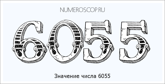Расшифровка значения числа 6055 по цифрам в нумерологии