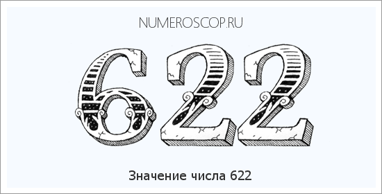 Расшифровка значения числа 622 по цифрам в нумерологии