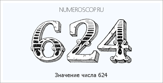 Расшифровка значения числа 624 по цифрам в нумерологии