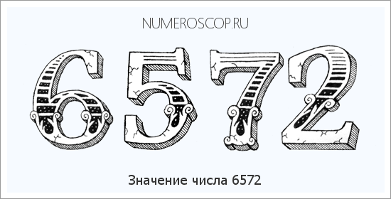 Расшифровка значения числа 6572 по цифрам в нумерологии