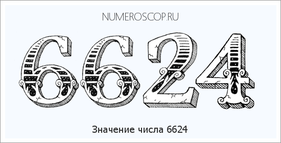 Расшифровка значения числа 6624 по цифрам в нумерологии