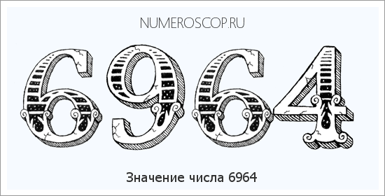 Расшифровка значения числа 6964 по цифрам в нумерологии