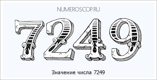 Расшифровка значения числа 7249 по цифрам в нумерологии