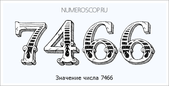 Расшифровка значения числа 7466 по цифрам в нумерологии