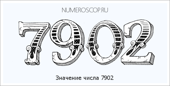 Расшифровка значения числа 7902 по цифрам в нумерологии